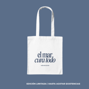 Bolsa "el mar cura todo"