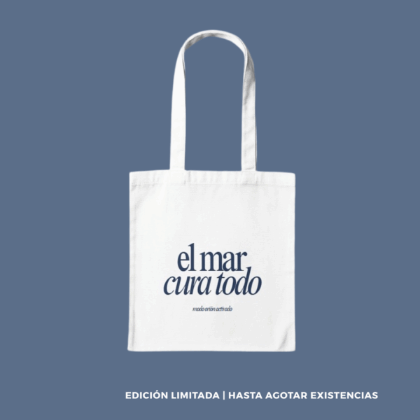 Bolsa "el mar cura todo"